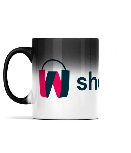 11oz Black Colour Changing Mug shopwired logo pack 1000 regular